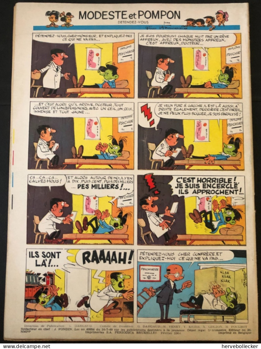 TINTIN Le Journal Des Jeunes N° 798 - 1964 - Tintin