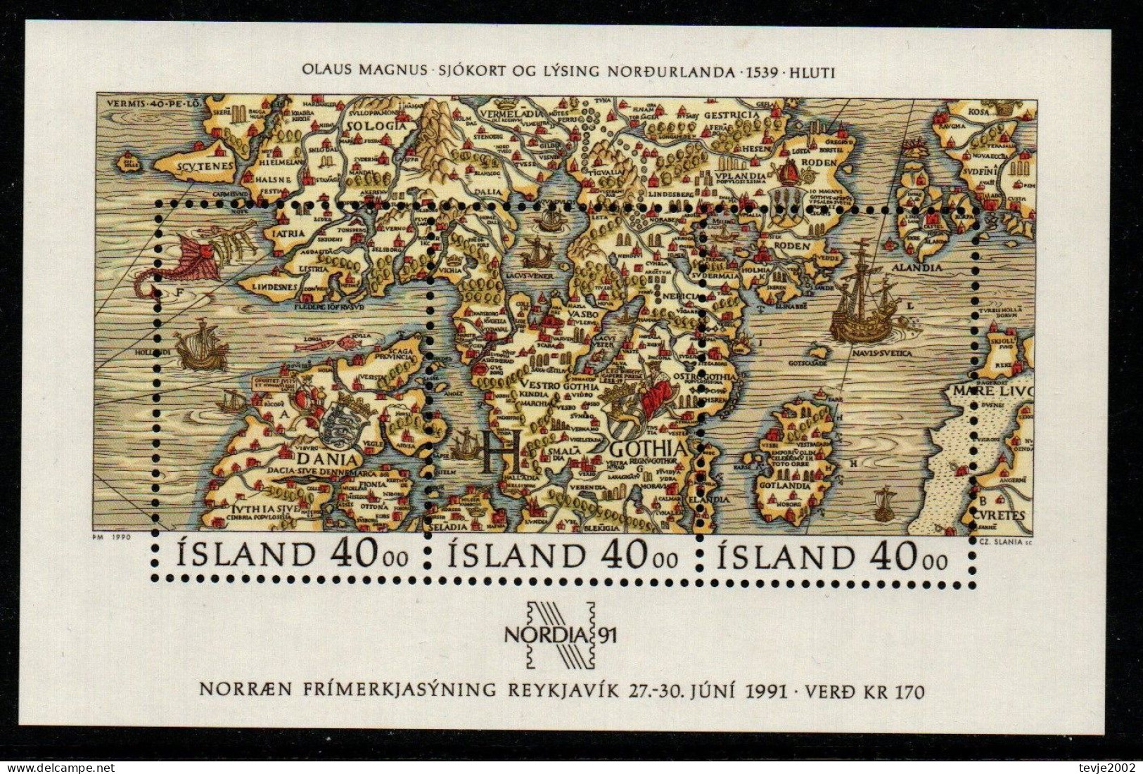 Island 1990 - Mi.Nr. Block 11 - Postfrisch MNH - Blokken & Velletjes