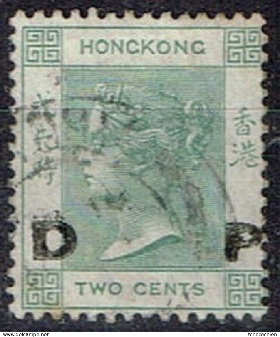 Hong-Kong - 1882 - Y&T N° 34 Oblitéré. Surcharge Privée D P (Daily Press) - Nuevos