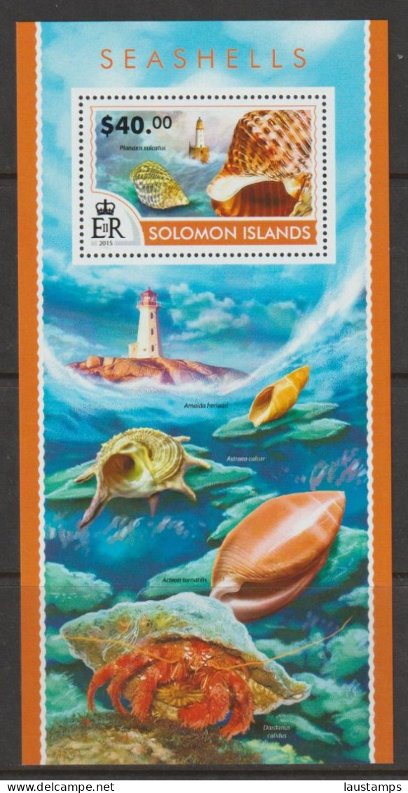 Solomon Islands 2015 Seashells S/S MNH - Conchas