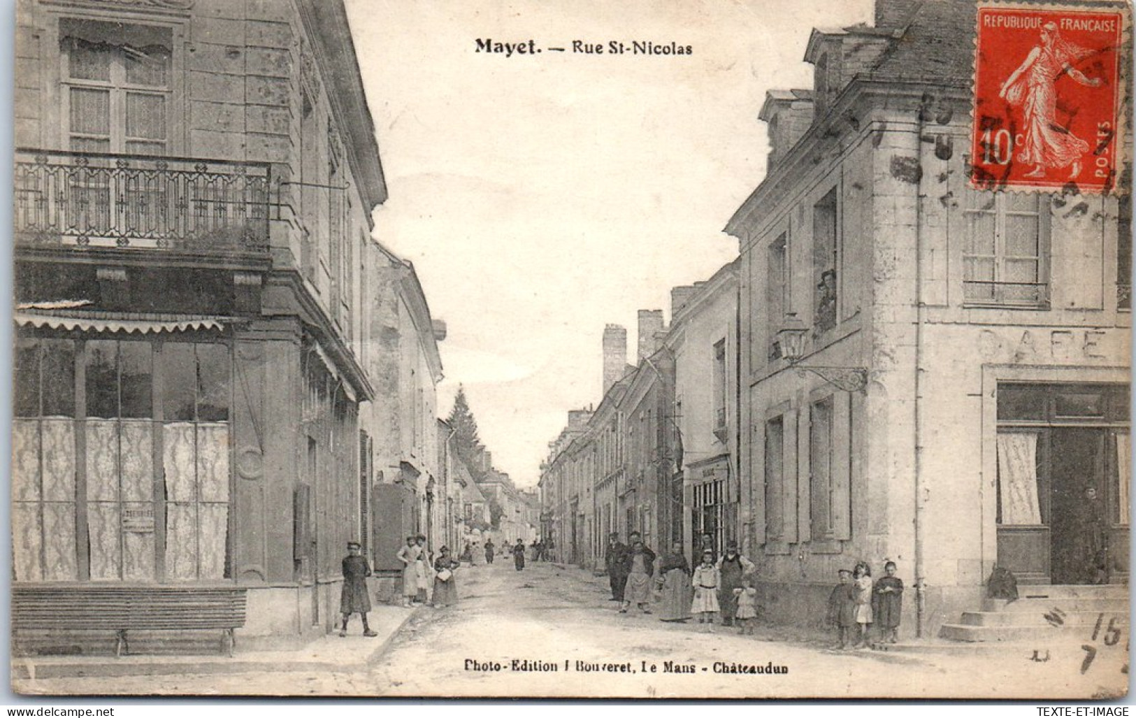 72 MAYET - La Rue Saint Nicolas. - Mayet