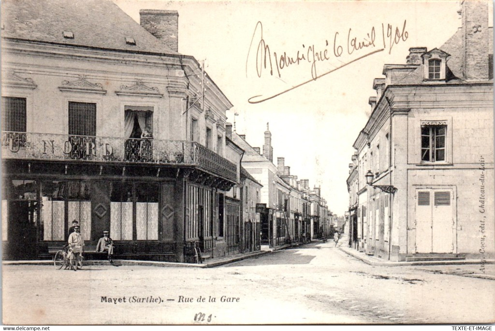 72 MAYET - La Rue De La Gare. - Mayet