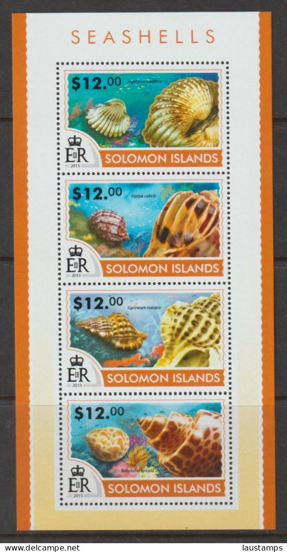 Solomon Islands 2015 Seashells Sheetlet MNH - Coquillages