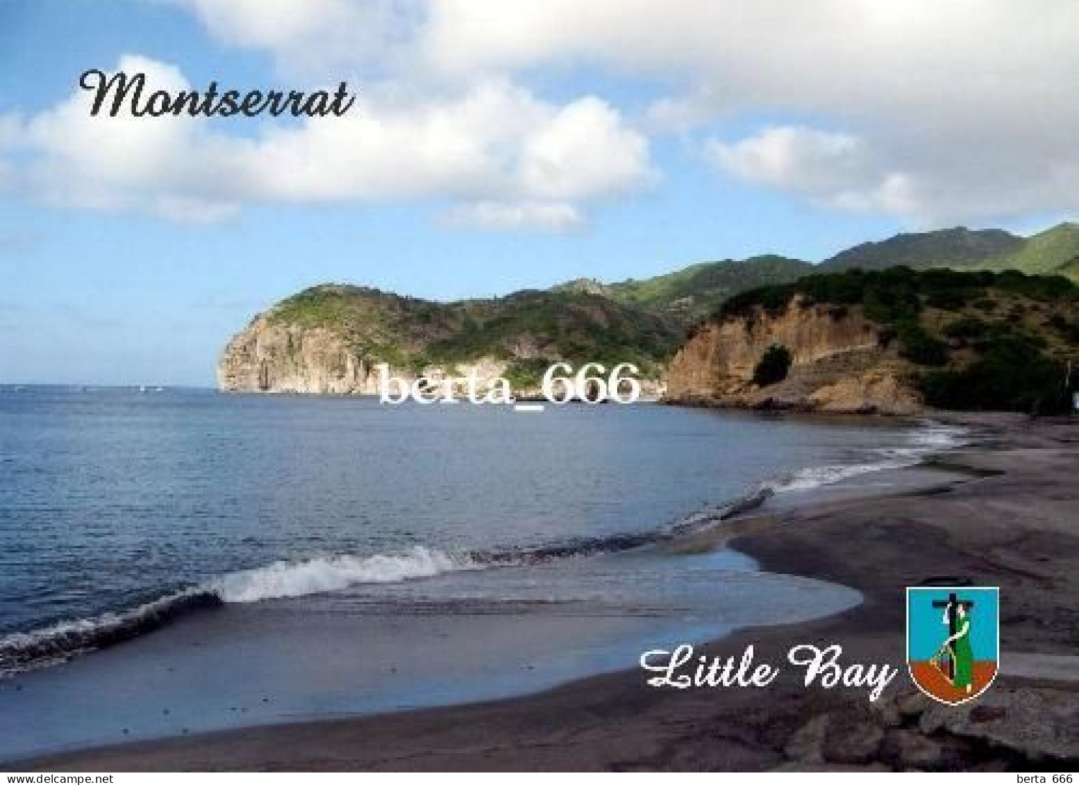 Montserrat Island Little Bay New Postcard - Autres & Non Classés