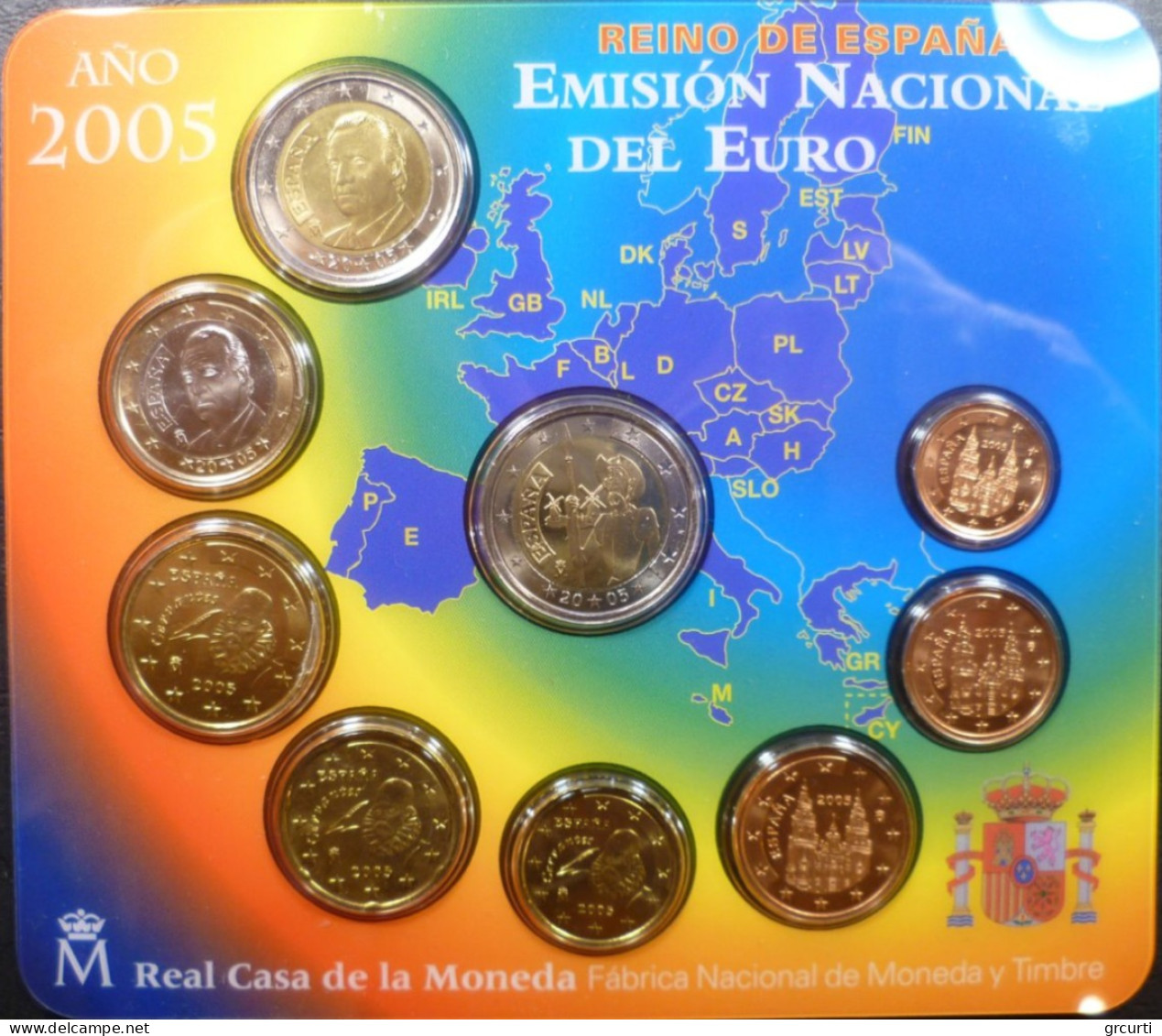 Spagna 2005 - Serie Divisionale Con 2€ Don Chisciotte - Spain