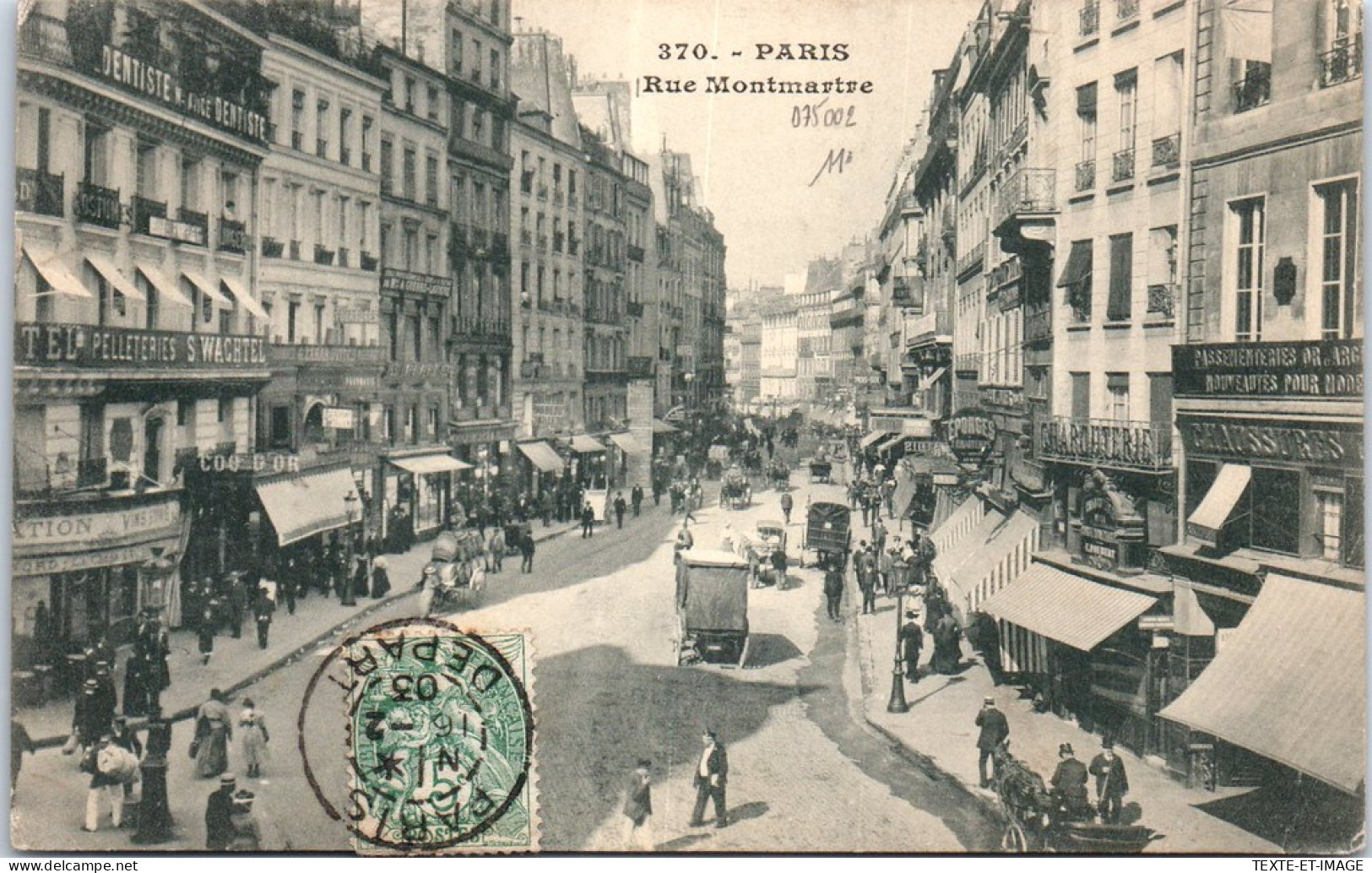 75002 PARIS - La Rue Montmartre -  - Arrondissement: 02
