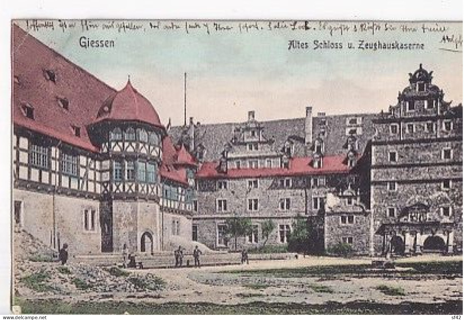 GIESSEN              ALTES SCHLOSS U ZEUGHAUSKASERNE       COLORISEE - Giessen