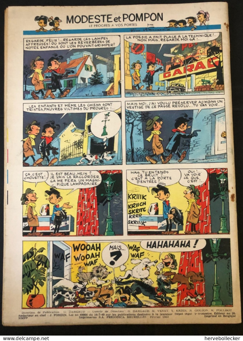 TINTIN Le Journal Des Jeunes N° 800 - 1964 - Tintin