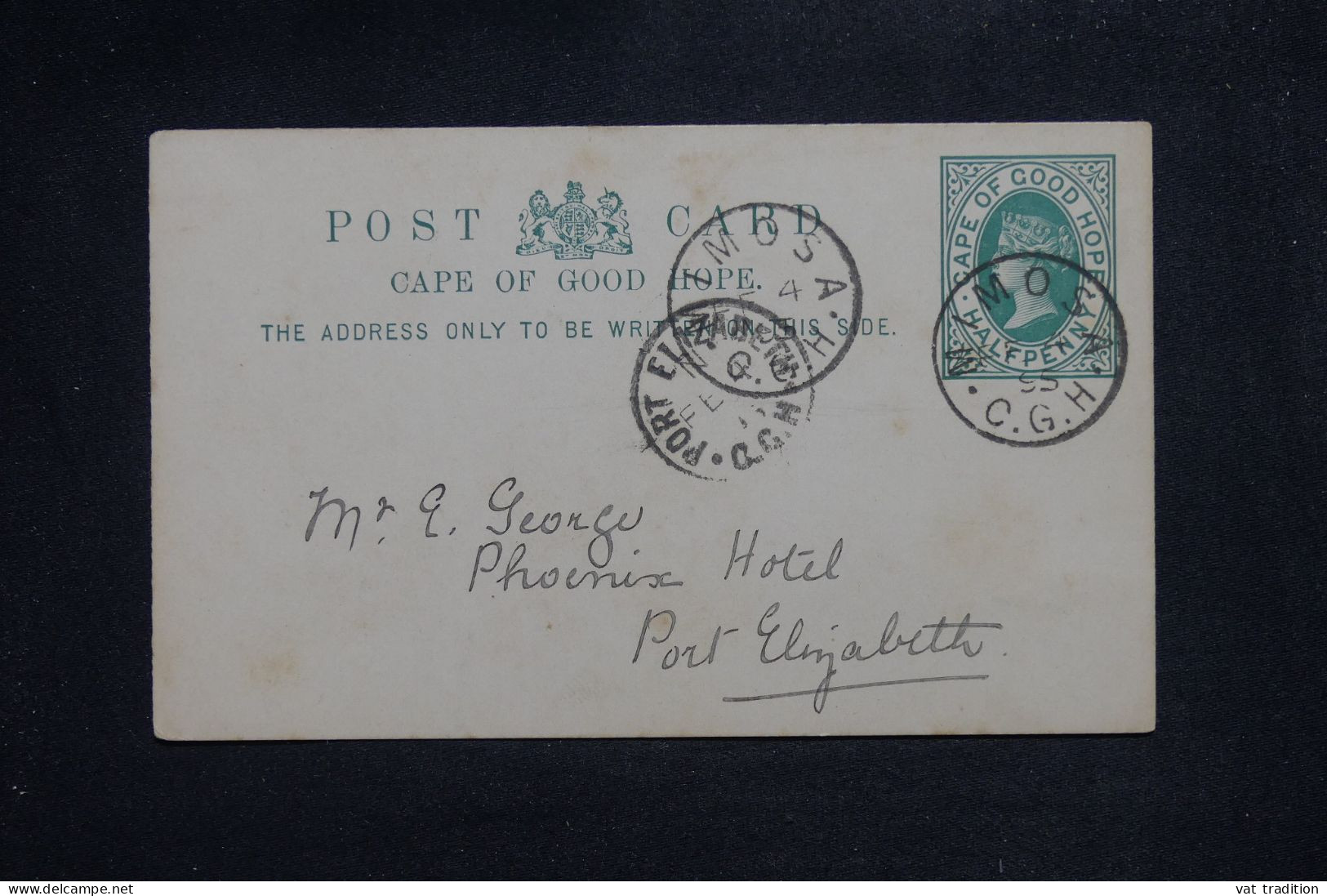 CAP DE BONNE ESPÉRANCE - Entier Postal  Pour Port Elisabeth En 1895 - L 151462 - Kap Der Guten Hoffnung (1853-1904)