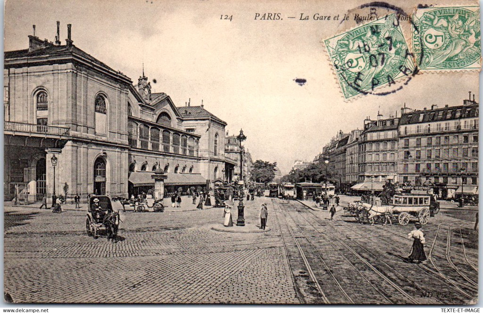 75015 PARIS - La Gare Et Le Bld Montparnasse  - Arrondissement: 15