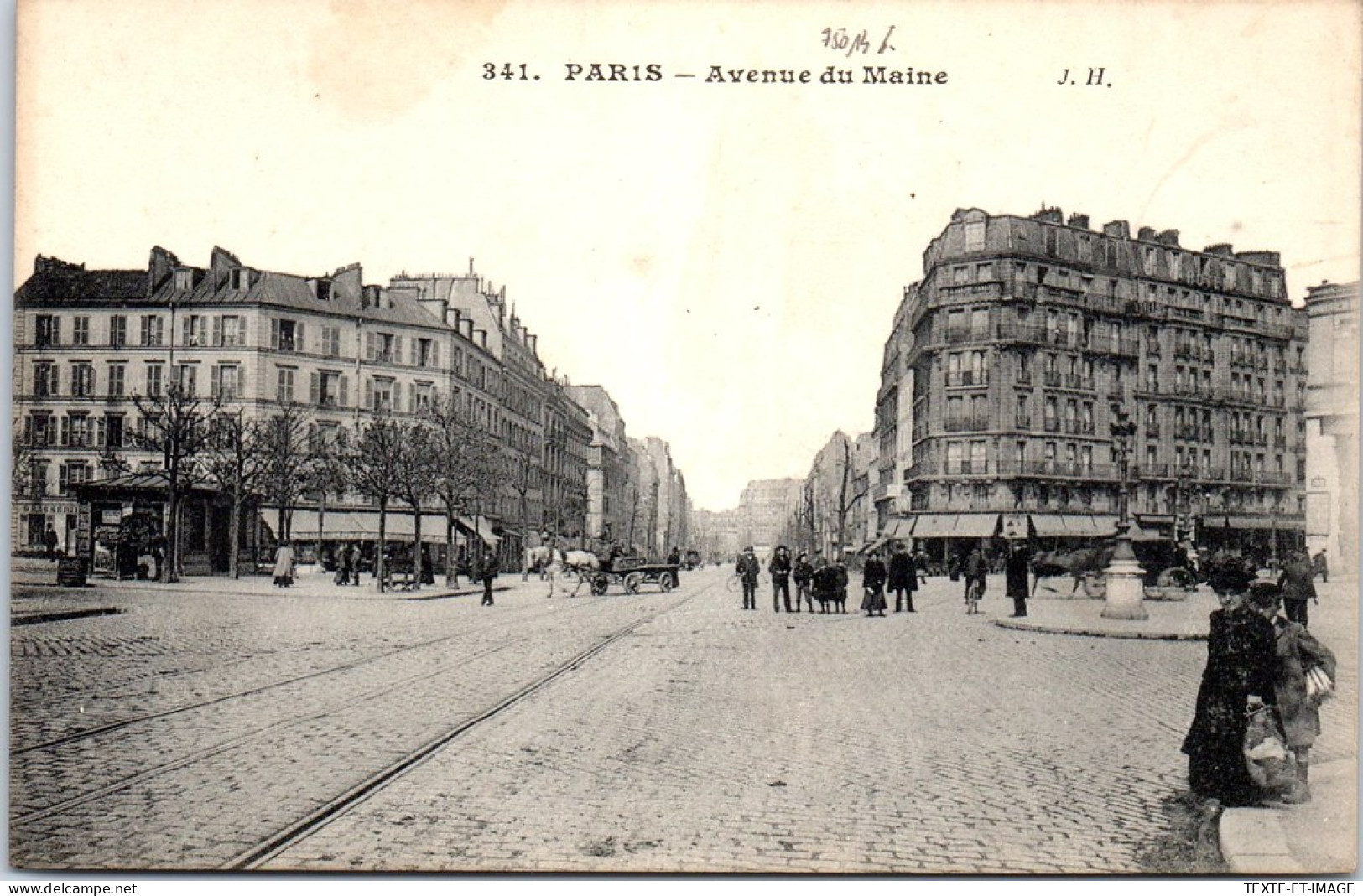 75014 PARIS - L'avenue Du Maine. - Arrondissement: 14