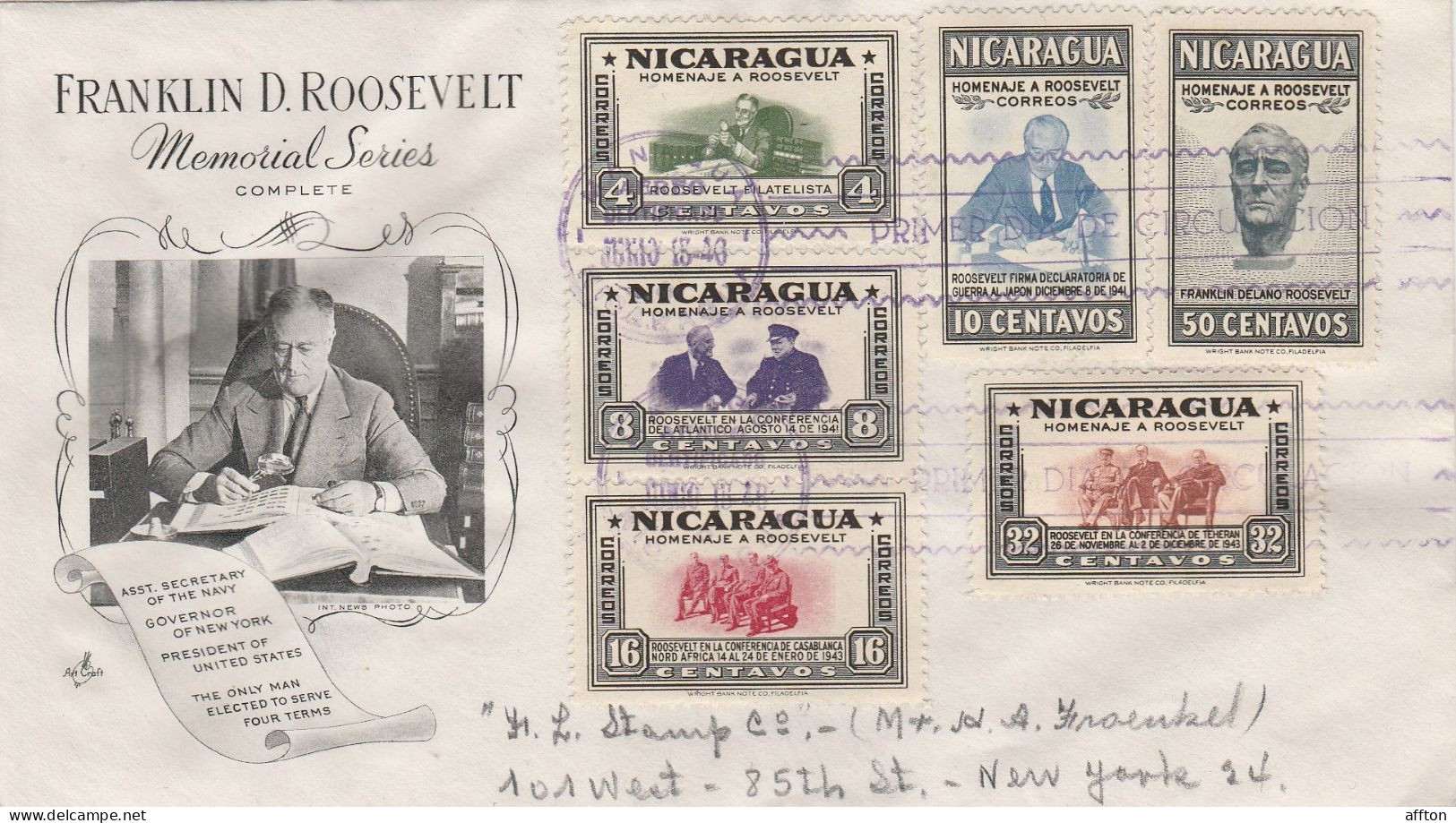 Nicaragua FDC - Nicaragua