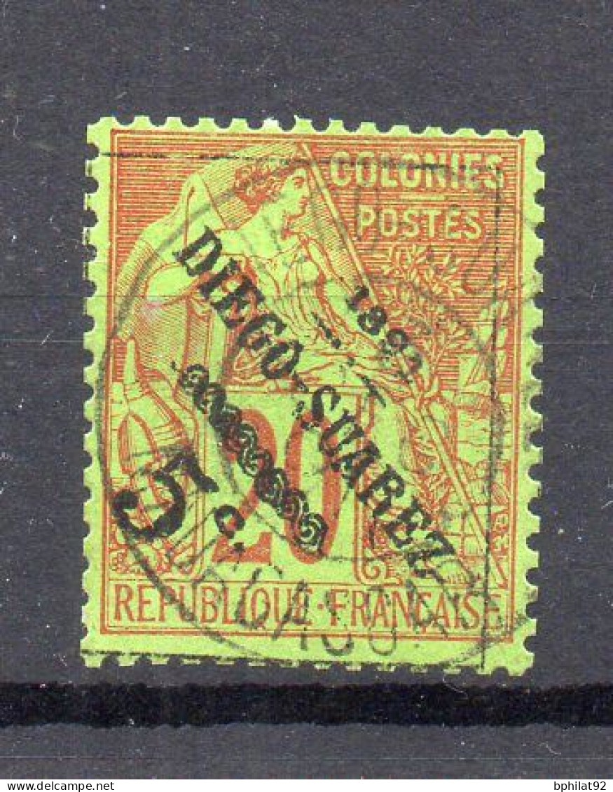 !!! DIEGO SUAREZ, N°12 OBLITERE, SIGNE BRUN - Used Stamps