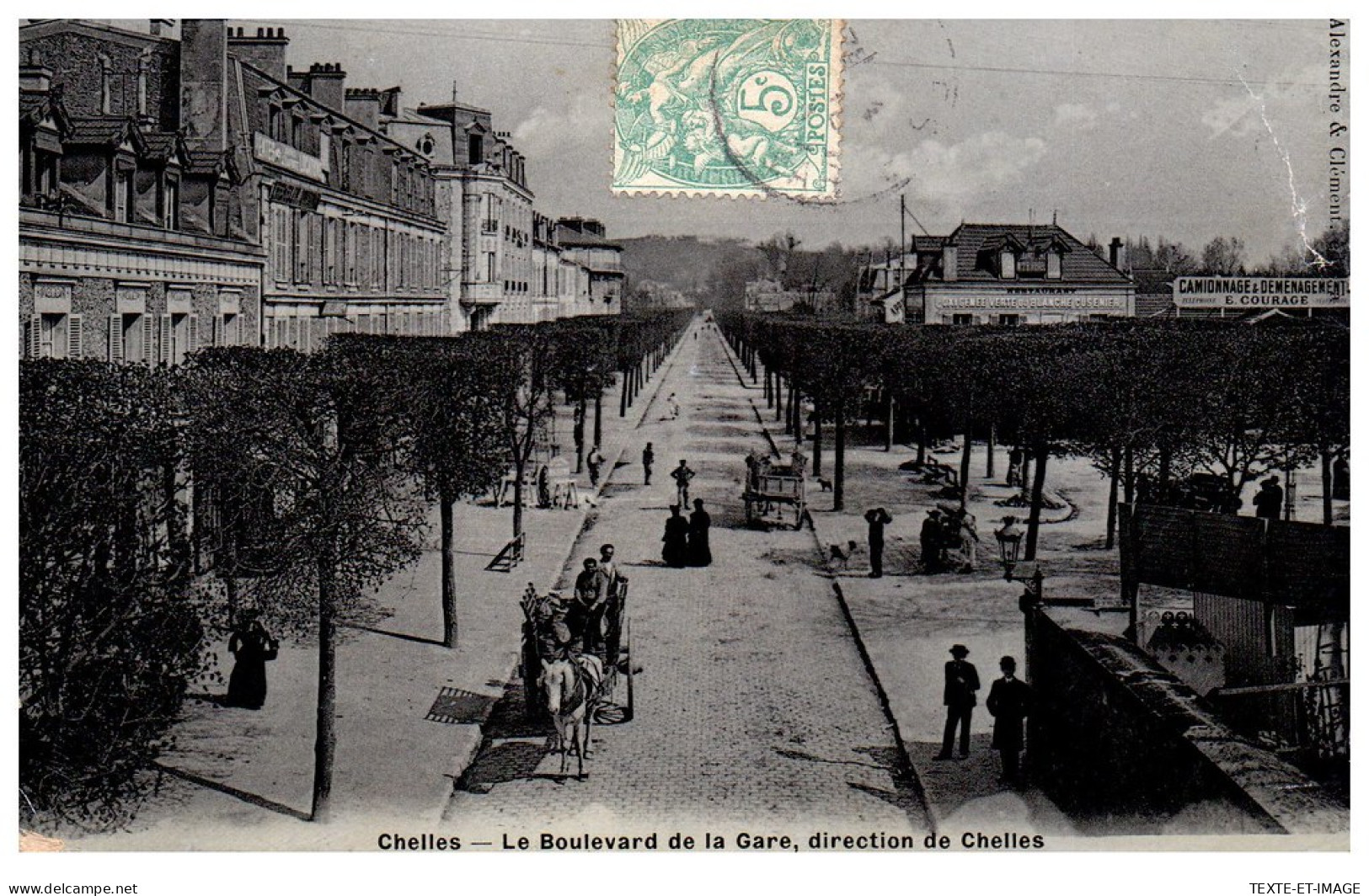 77 CHELLES - Le Boulevard De La Gare, Direction De Chelles  - Chelles