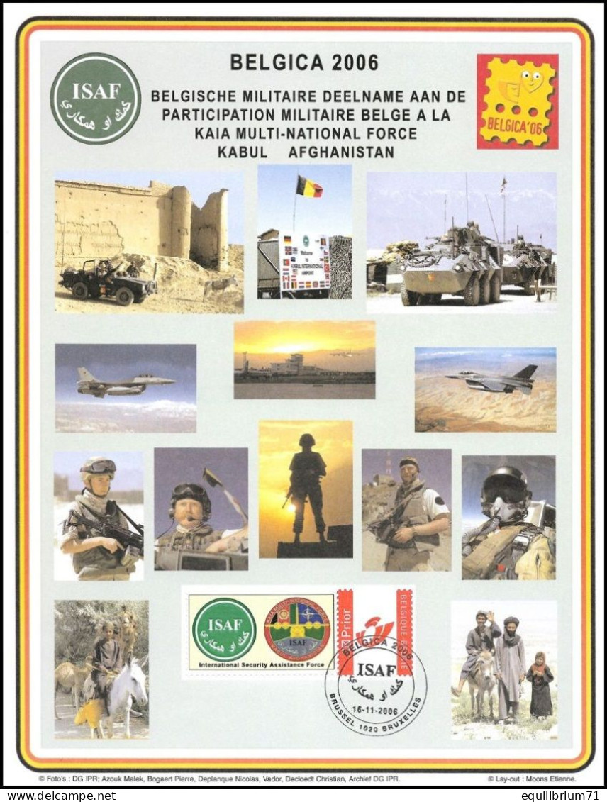 CS / HK - DUOSTAMP/MYSTAMP° - International Security Assistance Force - ISAF - Kabul Afghanistan - Militaria