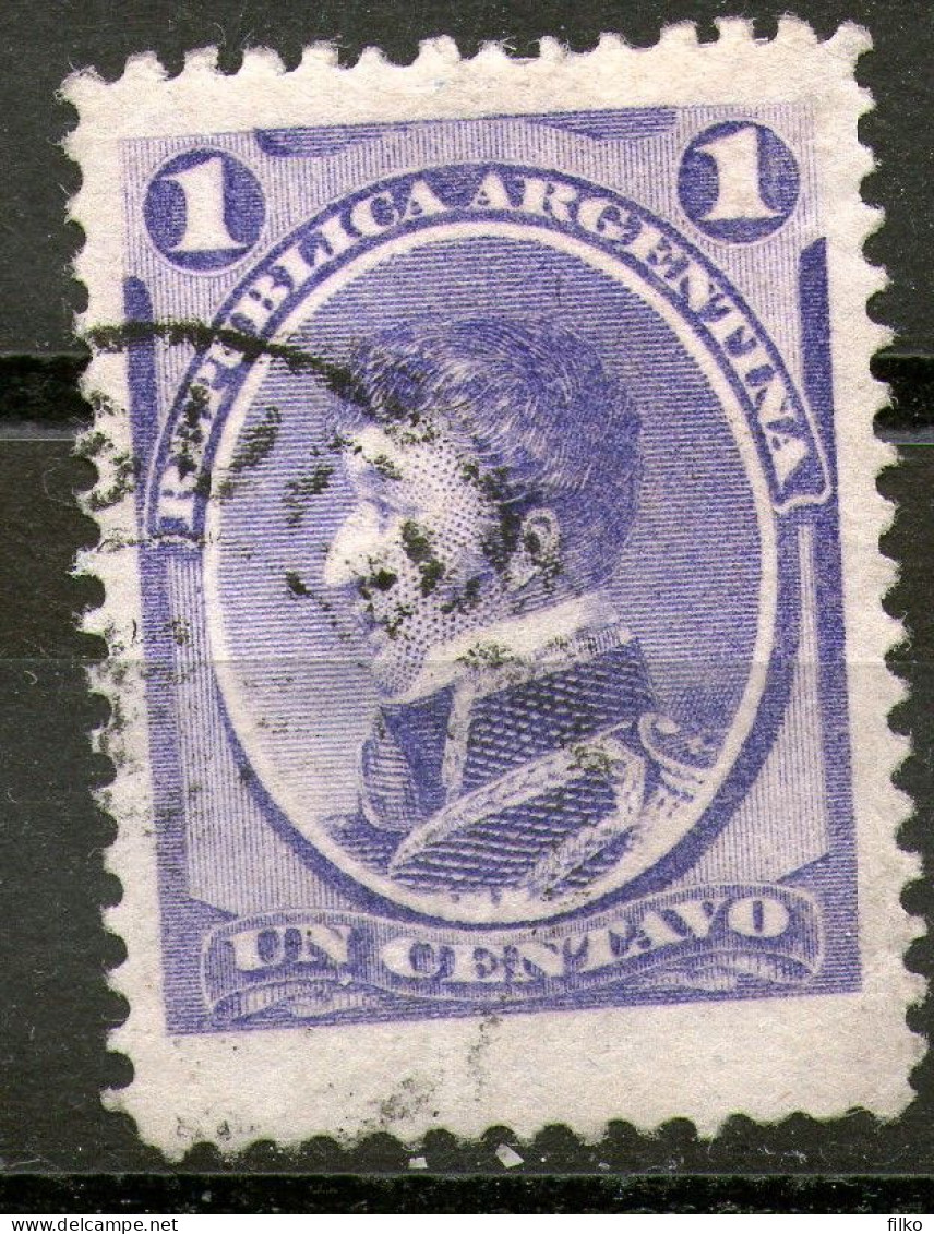 Argentina 1867,Scott#22l, Used As Scan - Corrientes (1856-1880)
