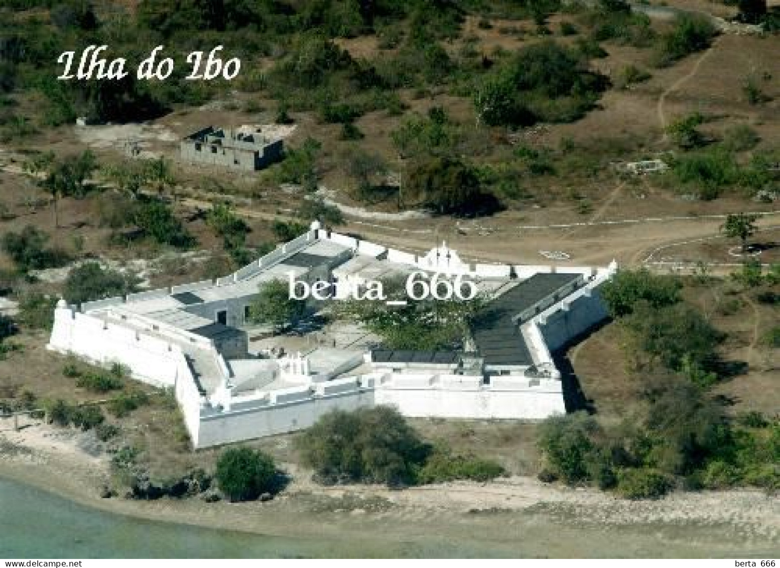 Mozambique Ibo Island Fort Aerial View New Postcard - Mozambique