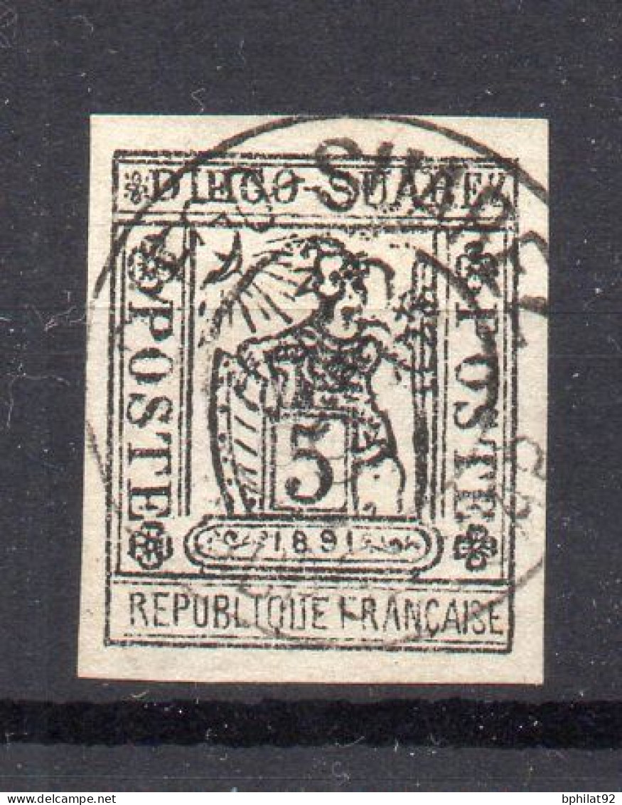 !!! DIEGO SUAREZ, N°10 OBLITERE, SIGNE BRUN - Used Stamps