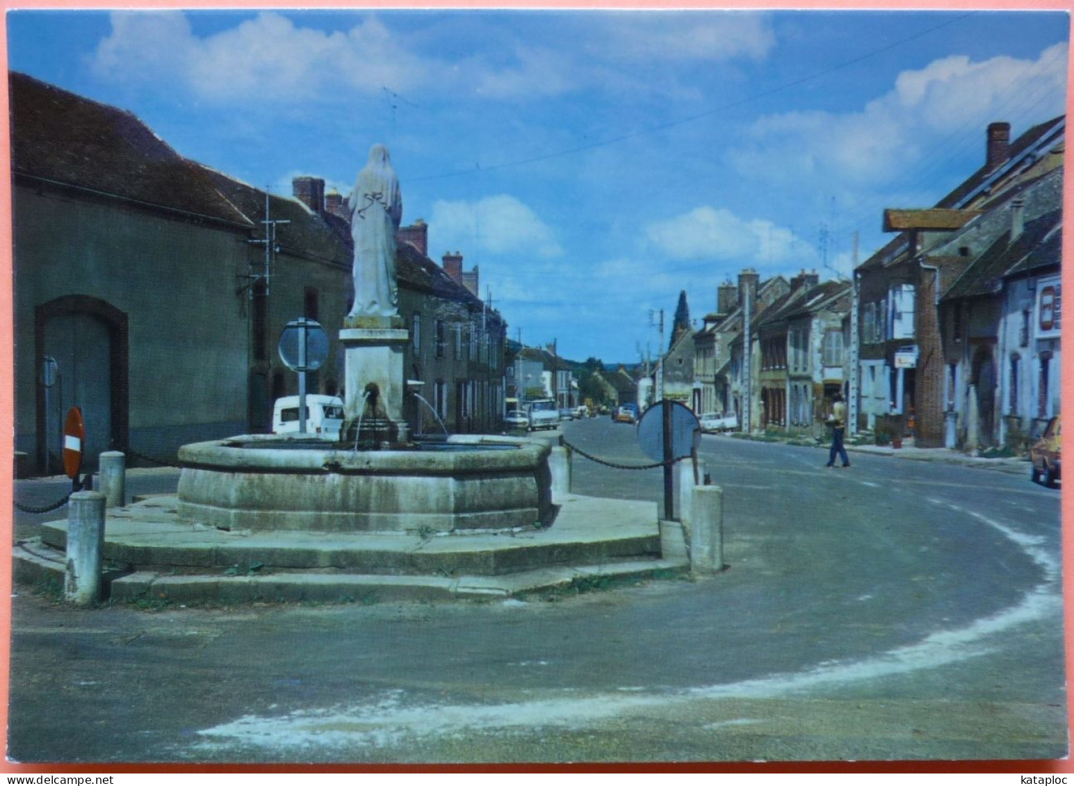 CARTE DIXMONT - 89 - LA FONTAINE SAINT GERVAIS - SCANS RECTO VERSO-15 - Dixmont