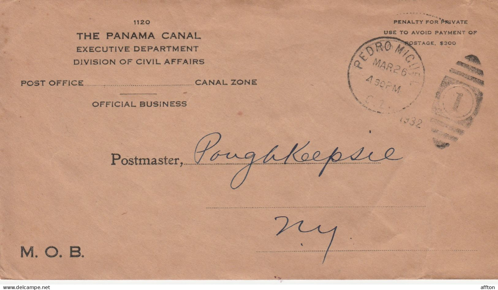 Panama Old Cover Mailed - Panama