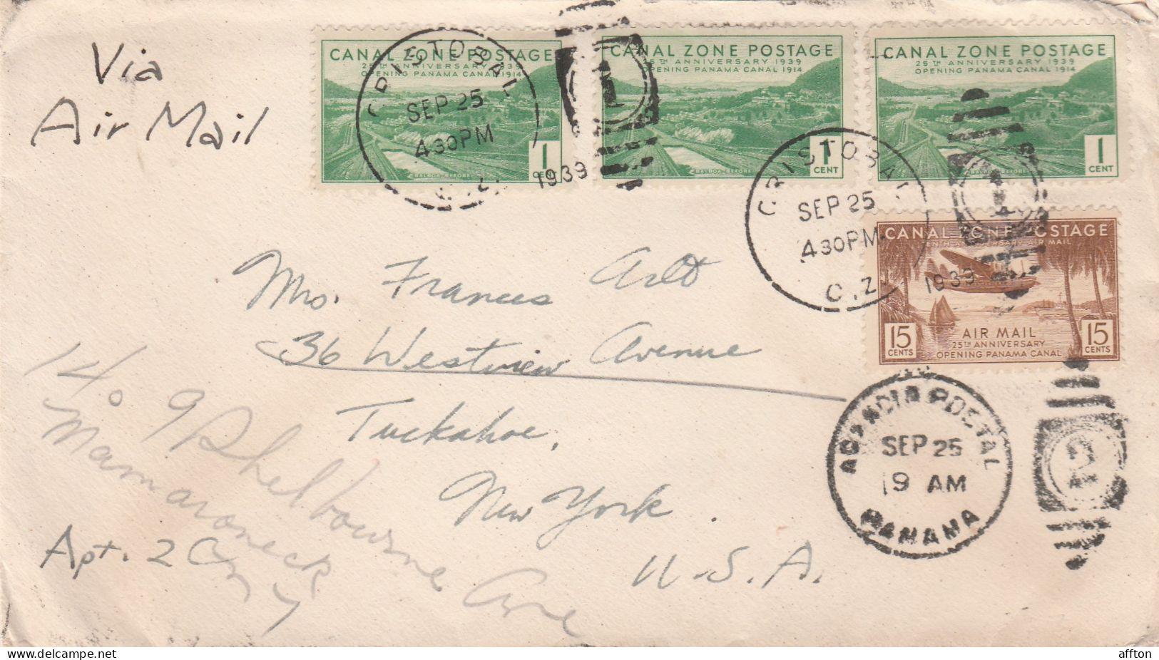 Panama Old Cover Mailed - Panamá