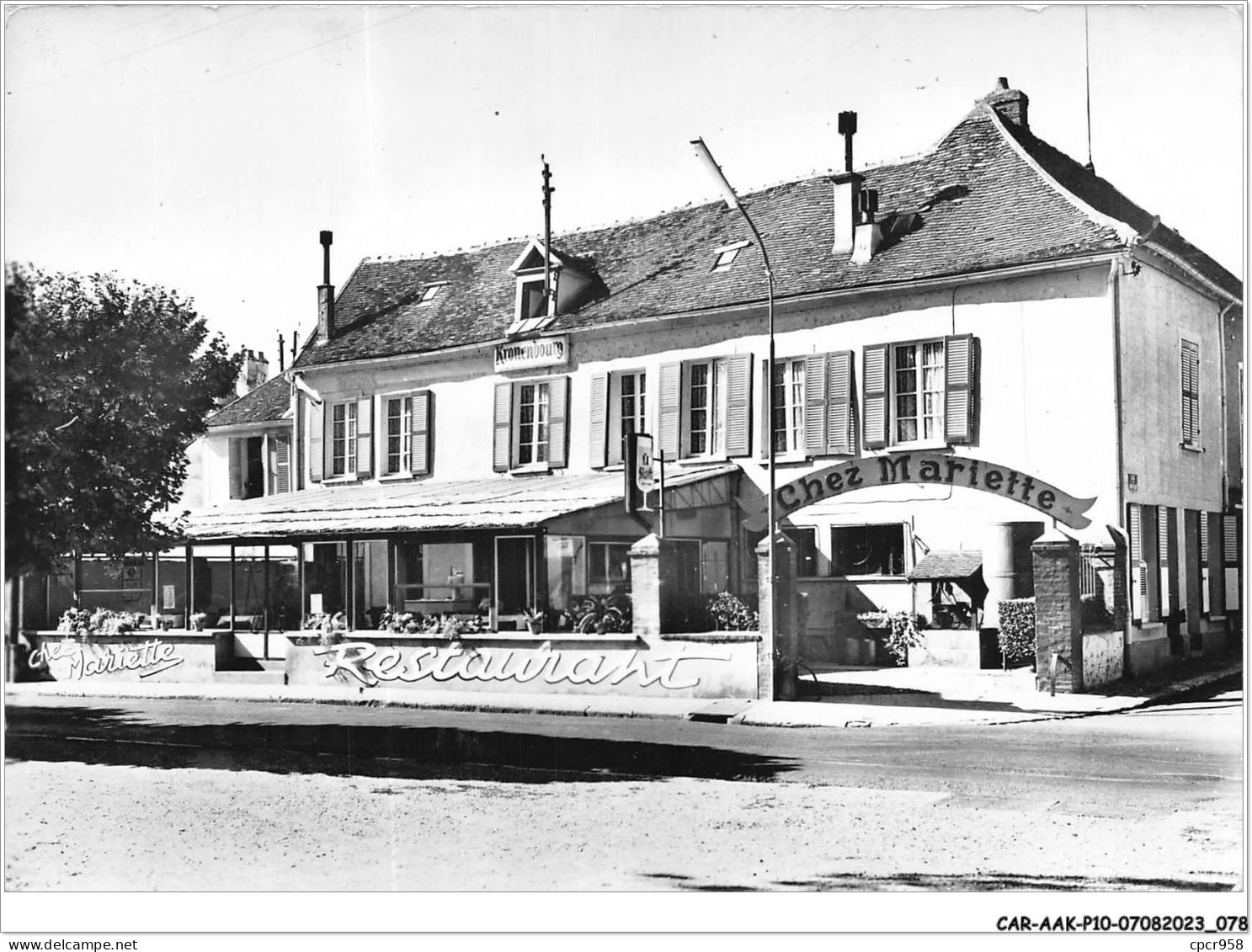 CAR-AAKP10-77-1019 - BRAY-SUR-SEINE - Restaurant Chez Mariette - Bray Sur Seine