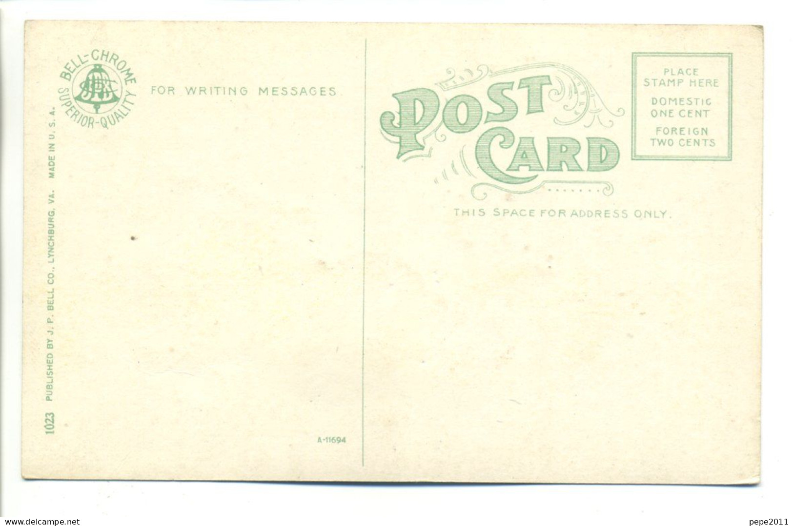 Postcard  (Etats-Unis - Virginia) - ROANOCKE - Clark Avenue Ave SW - Animation, Voiture Ancienne, Old Car - Around 1910 - Autres & Non Classés