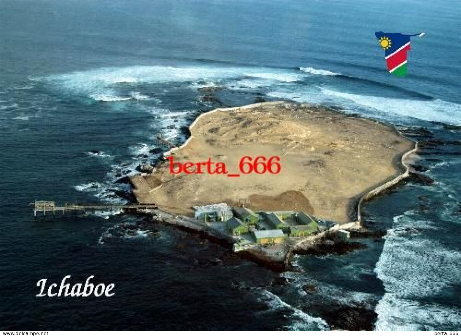 Namibia Ichaboe Island Aerial View New Postcard - Namibië