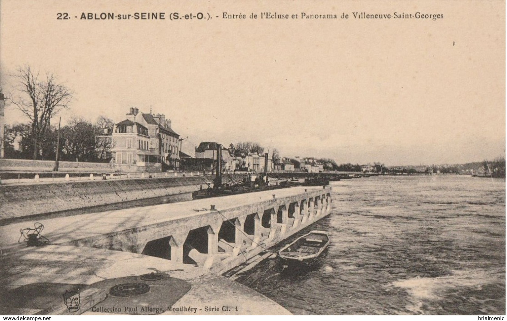 ABLON Sur SEINE  Entrée De L'écluse - Ablon Sur Seine