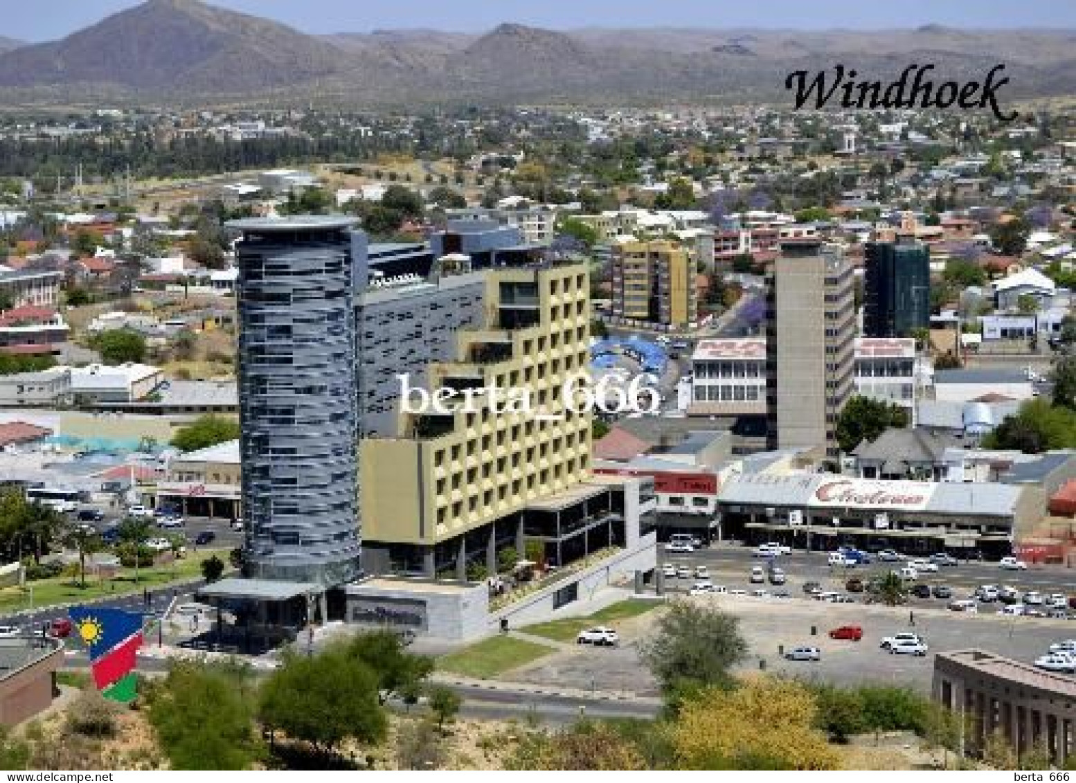 Namibia Windhoek Overview New Postcard - Namibia