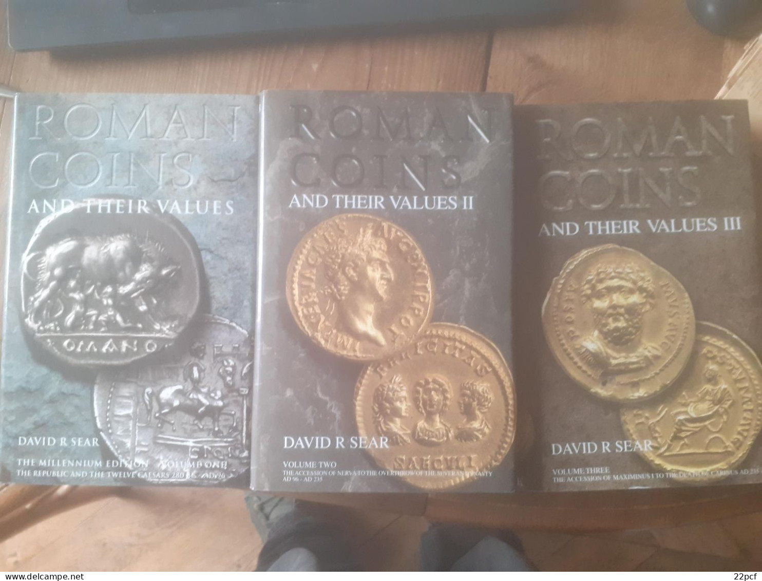 ROMAN COINS AND THEIR VALUES - 3 VOLUMES - Libros Sobre Colecciones