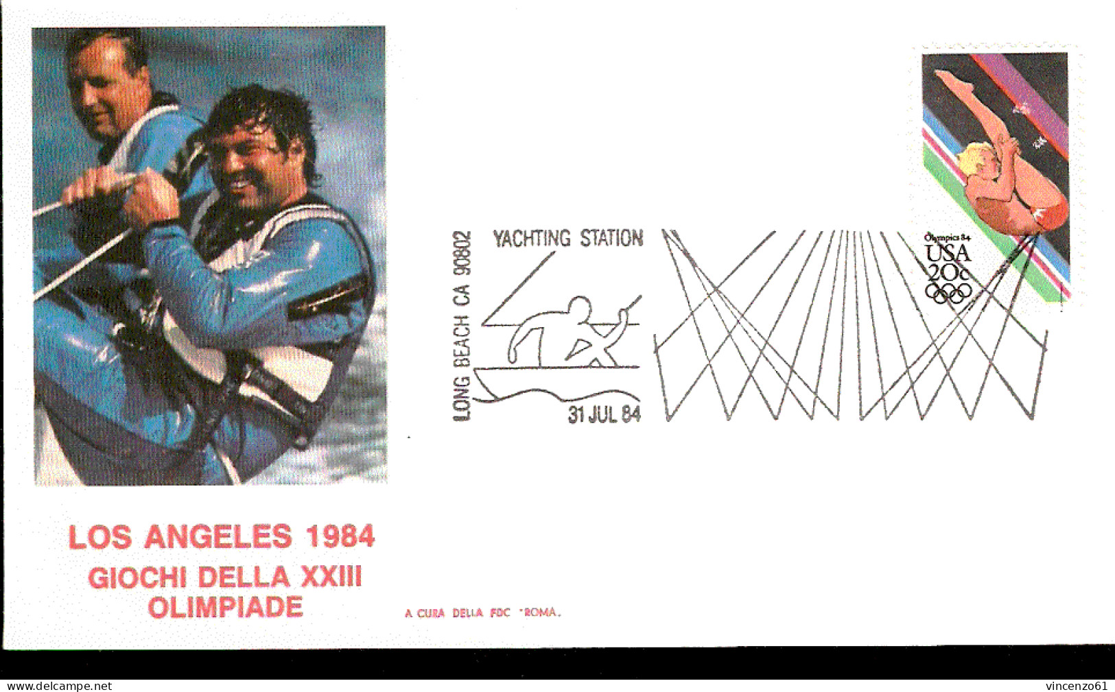 LOS ANGELES OLIMPIC GAMES 1984 YACTING STATION - Sailing