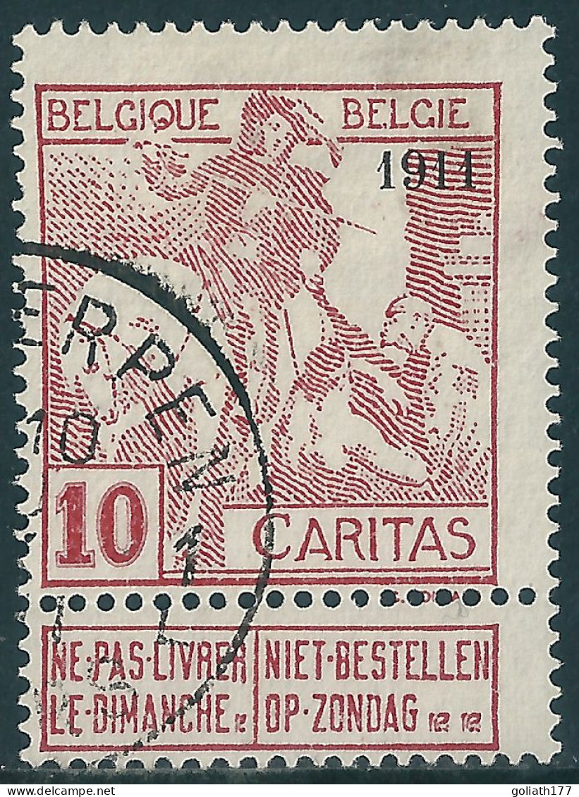 98 Gestempeld - Obp 11 Euro - 1910-1911 Caritas