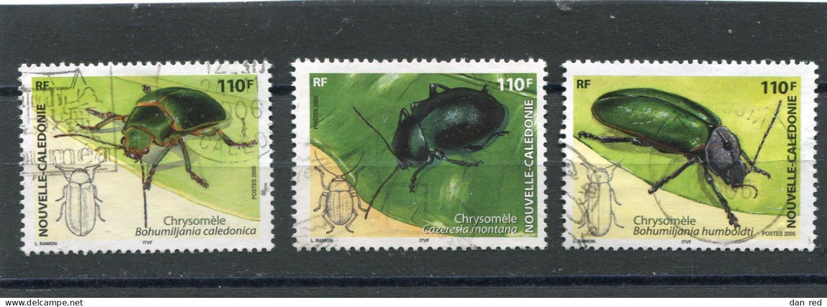 NOUVELLE CALEDONIE N° 960 A 962 (Y&T) (Oblitéré) - Oblitérés