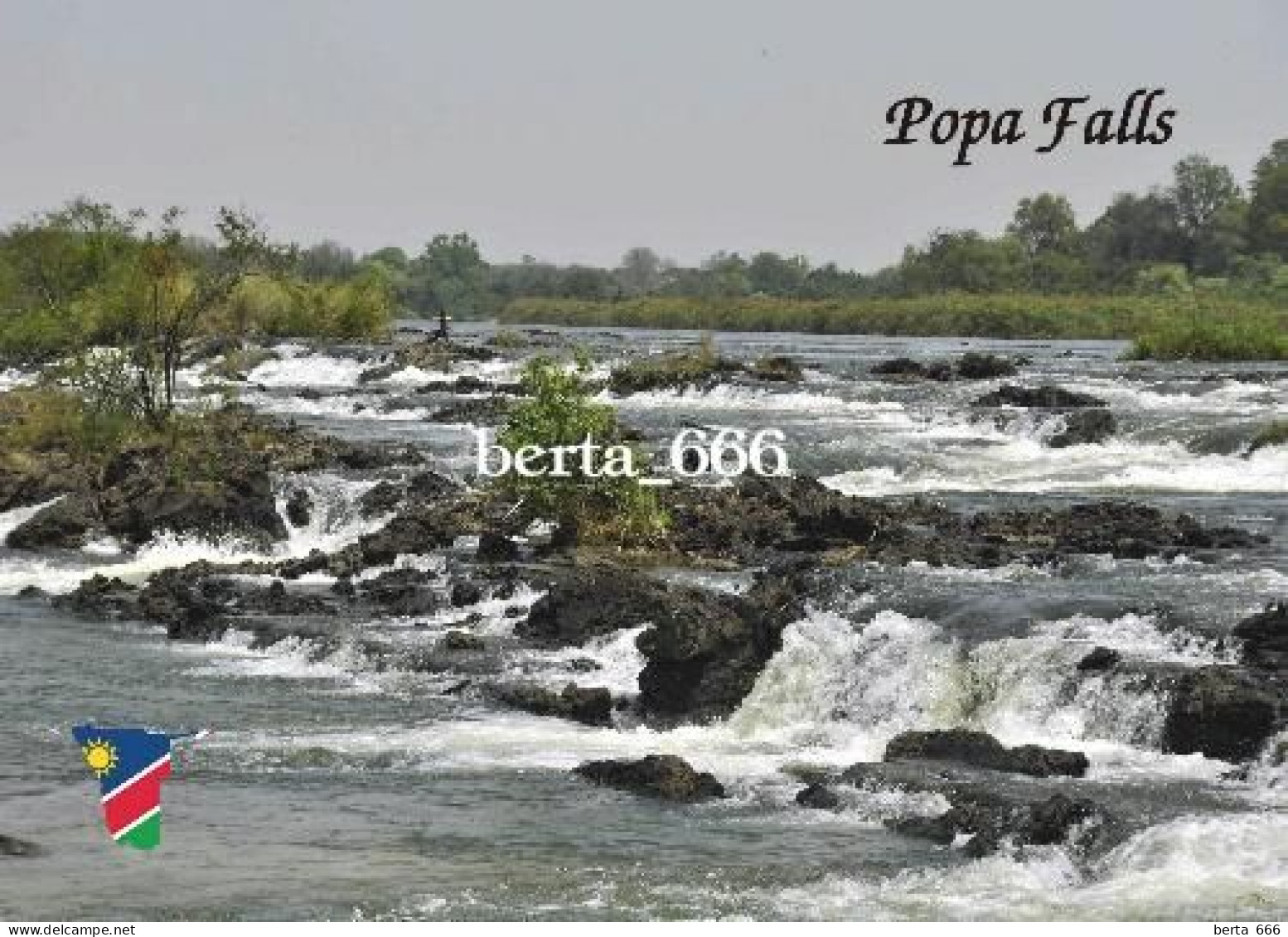 Namibia Popa Falls New Postcard - Namibië