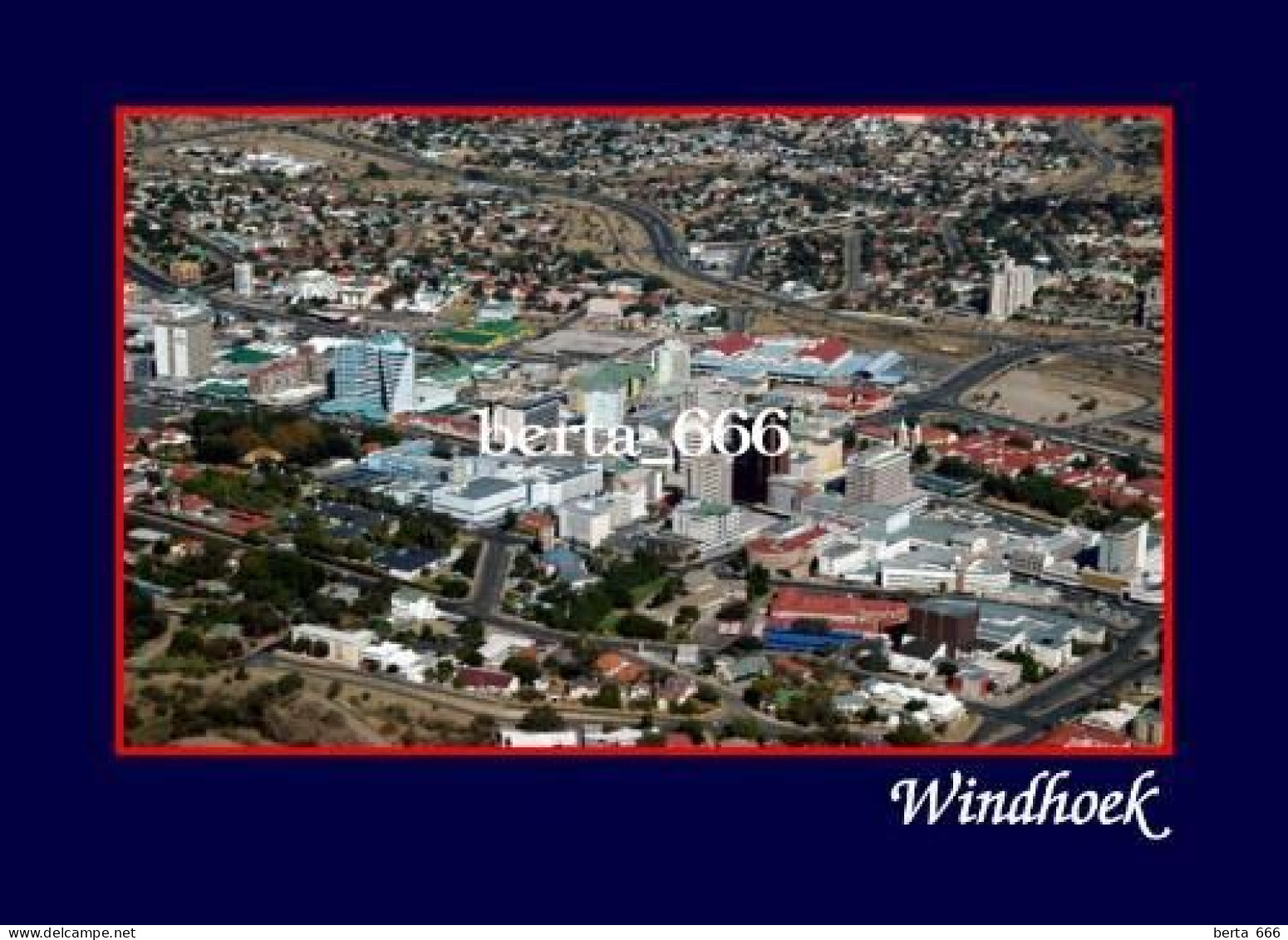 Namibia Windhoek Aerial View New Postcard - Namibië