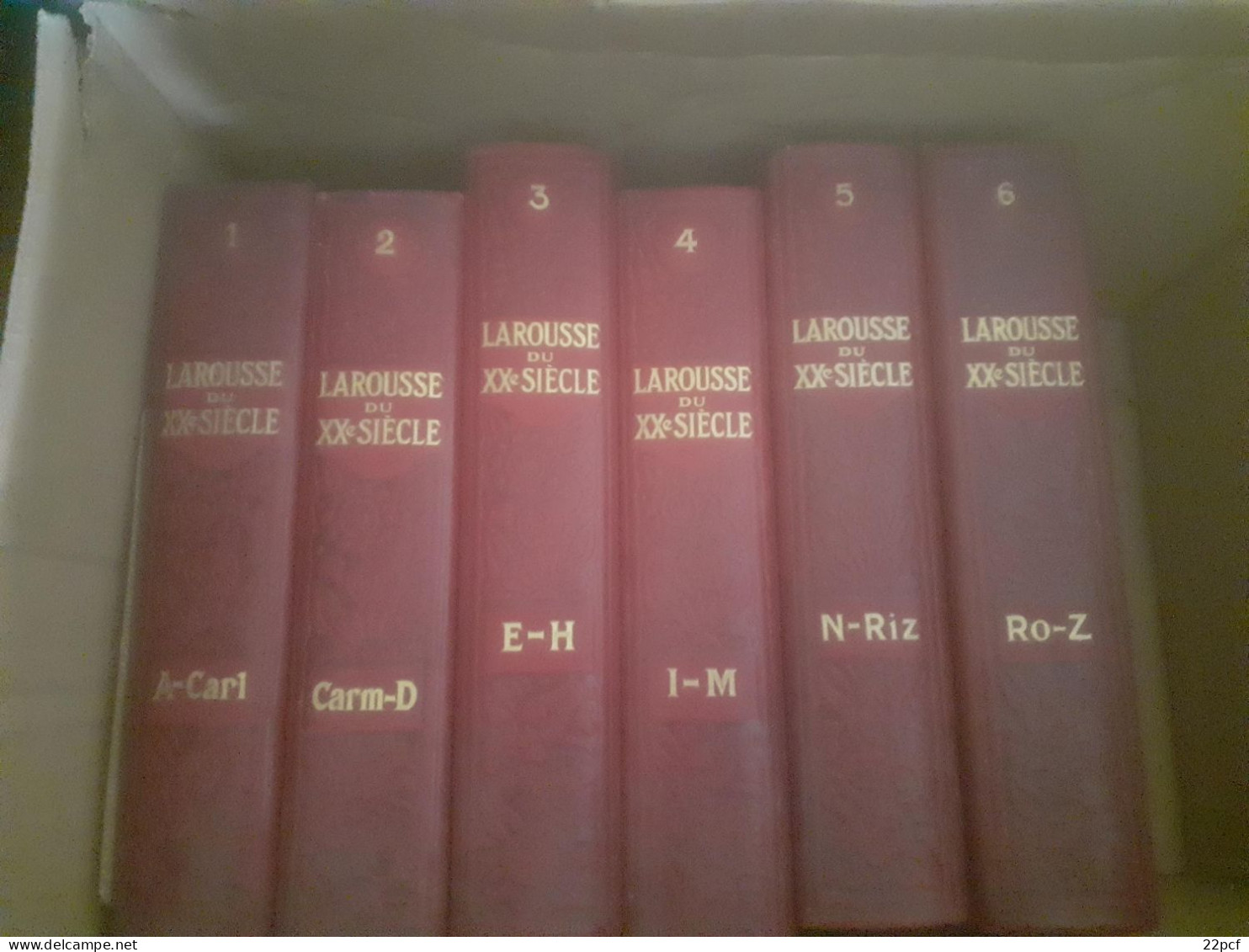 DICTIONNAIRE LAROUSSE EN 6 VOLUMES - Pascal AUGE - Edition 1932 - Dictionnaires