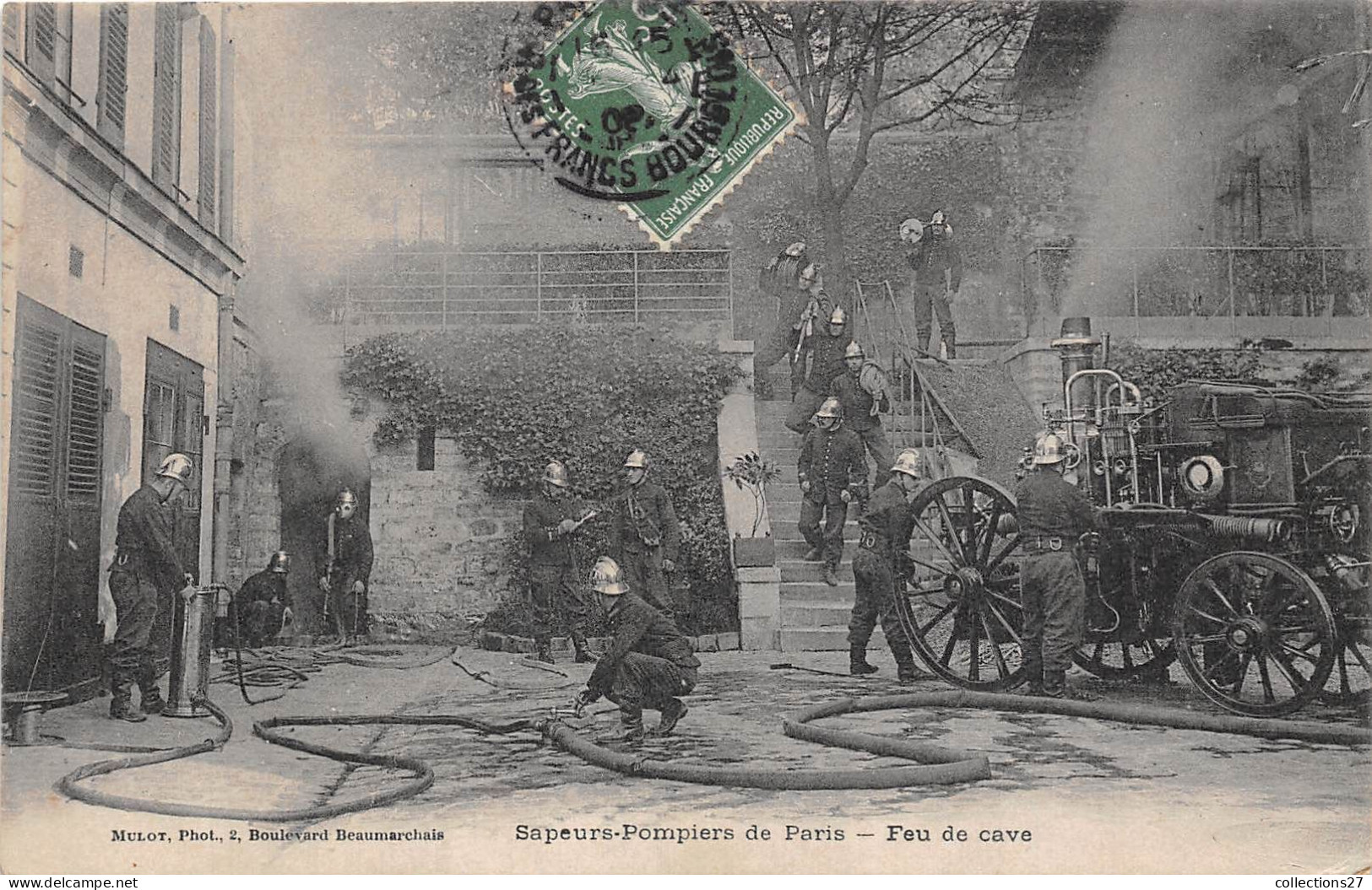 PARIS-SAPEURS-POMPIERS DE PARIS - FEU DE CAVE - Sin Clasificación