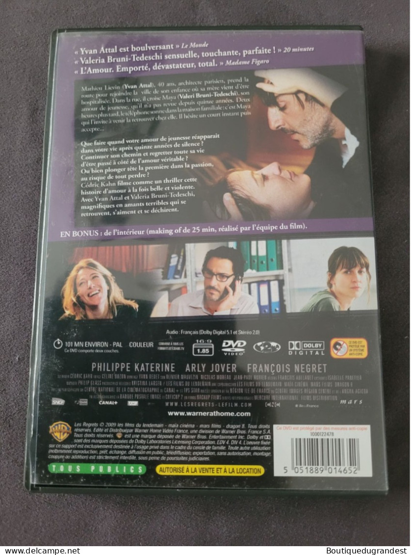 DVD Les Regrets - Romantique