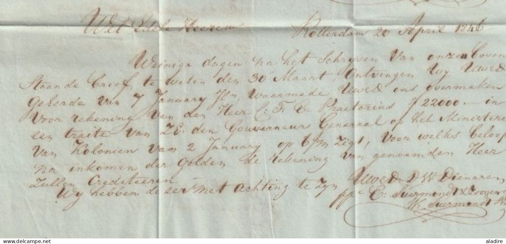 1855 - Entire 2-page Letter From CHERIBON Today CIREBON, Java, Indonesia   To BATAVIA, Today DJAKARTA, Indonesia - Niederländisch-Indien