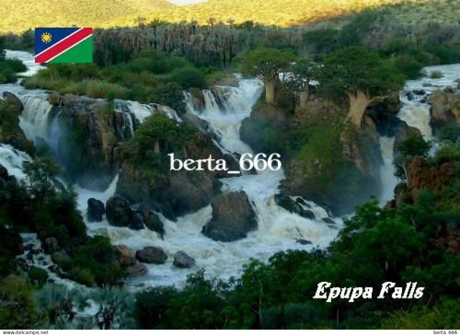 Namibia Epupa Falls New Postca - Namibië