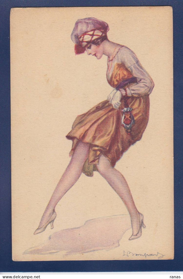 CPA BOMPARD Femme Woman Illustrateur Italien Non Circulée 992-6 - Bompard, S.