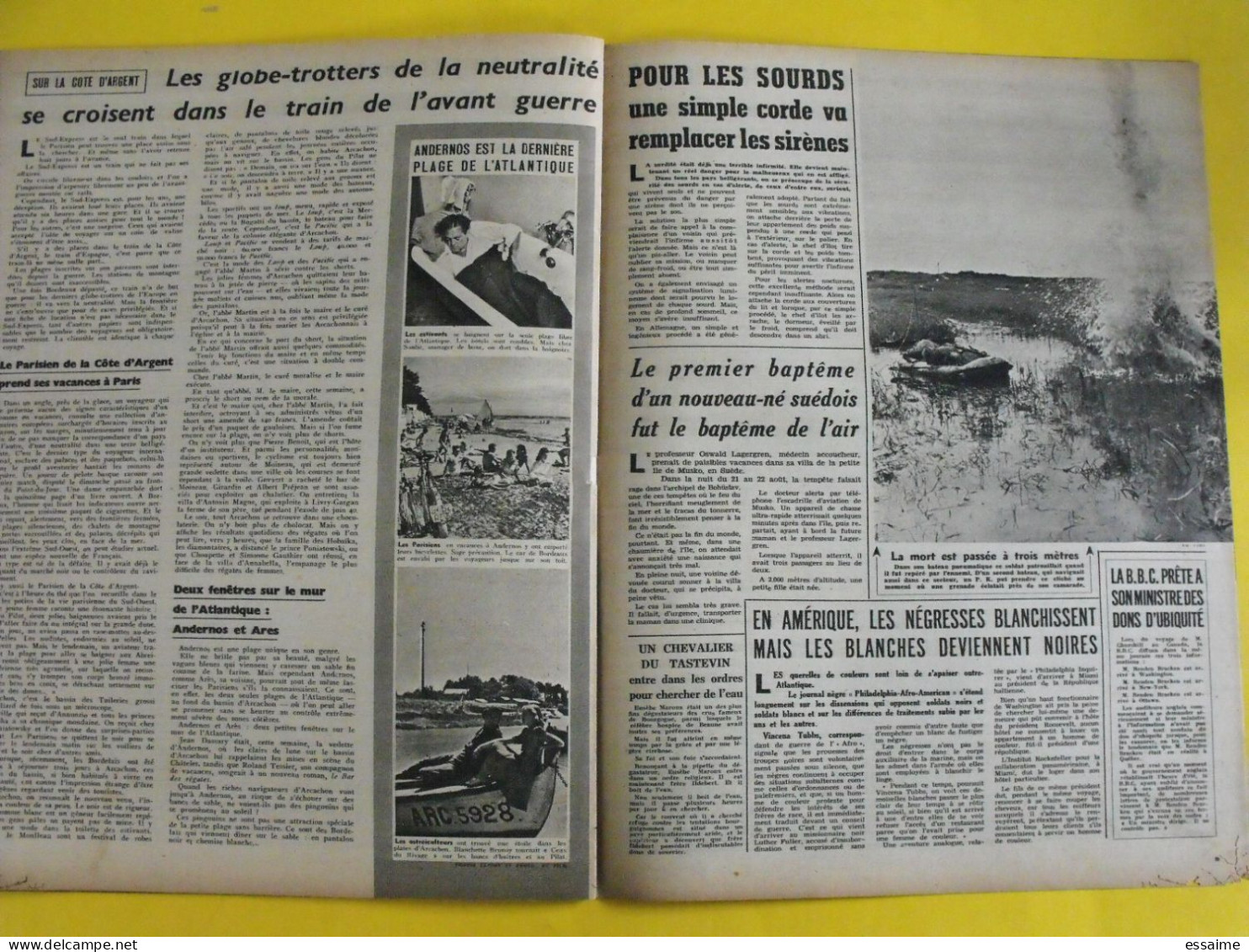 6 revues La semaine de 1943. actualités guerre photos collaboration piaf athènes  venise japon LVF daniel gélin japon