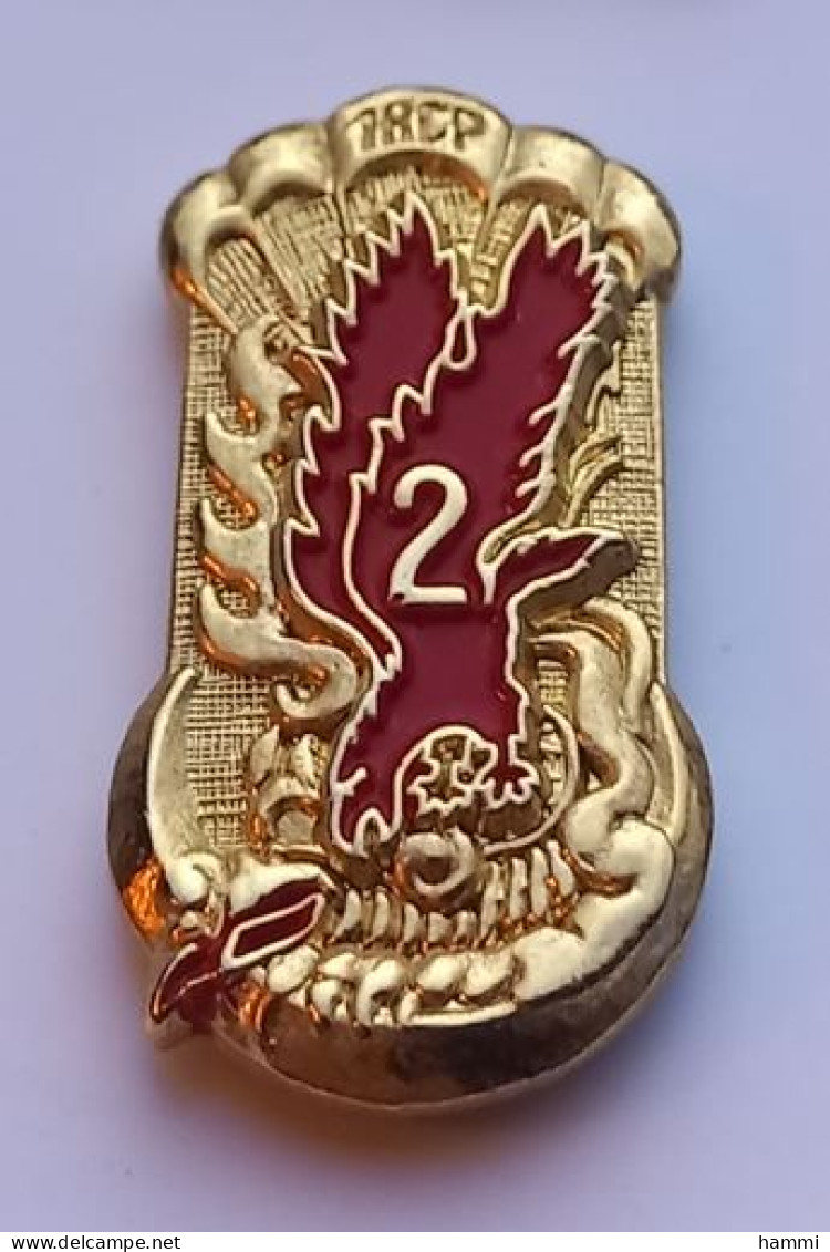 PO226 Pin's Armée Militaire 1er RCP 2 Cie Régiment De Chasseur Parachutiste à Pamiers Ariège Aigle Achat Immédiat - Militari