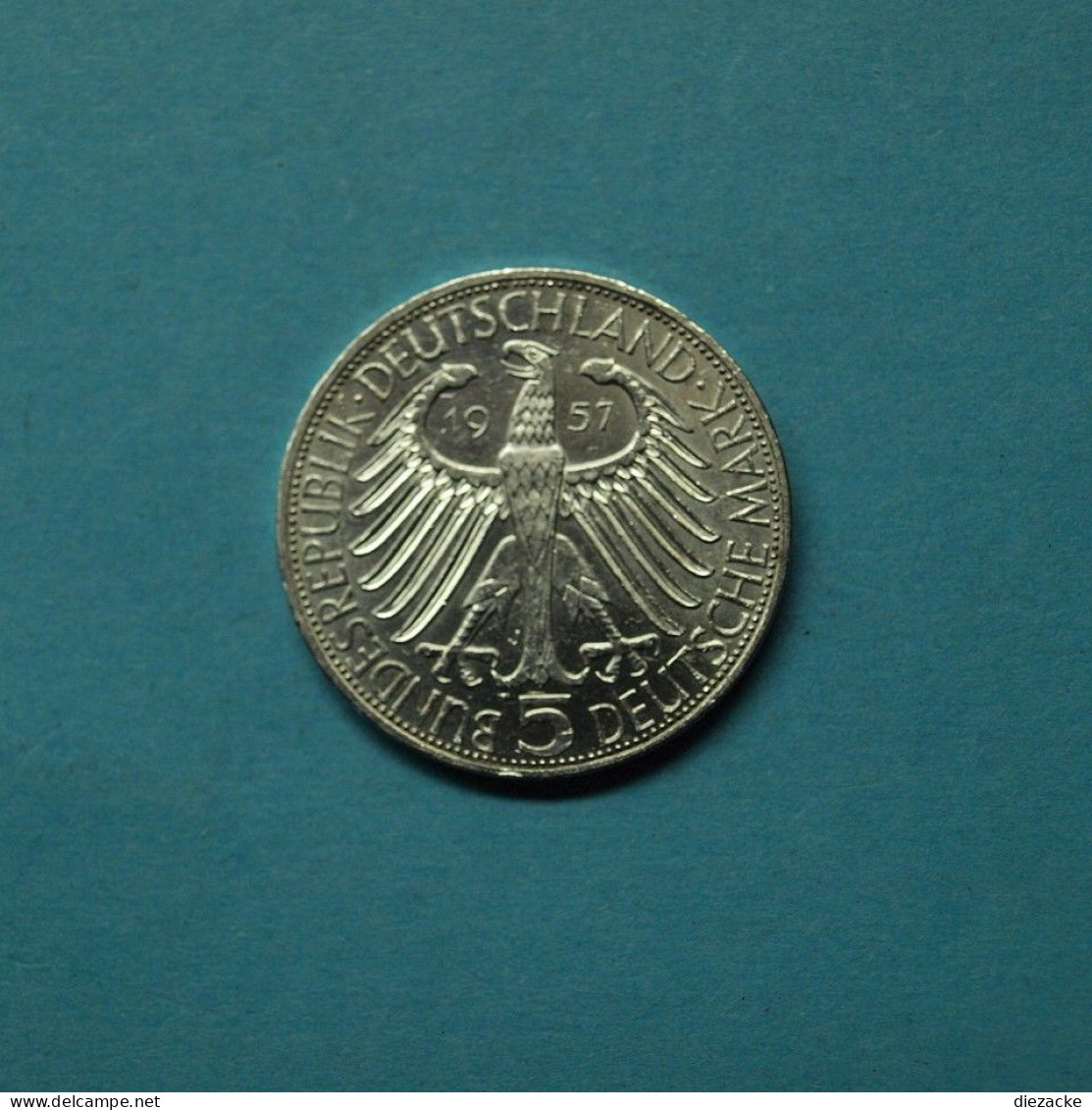 Bund 1957 5 DM Freiherr Von Eichendorff (Kof17/4 - 5 Marcos