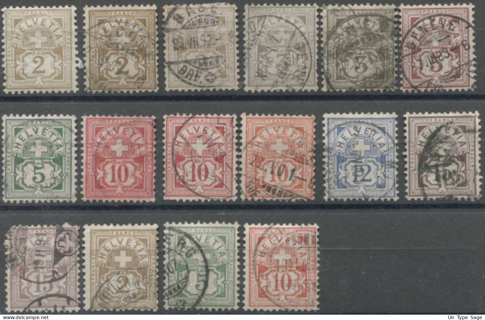 Suisse - Lot D'armoirie - Oblitérés - (F1629) - Usados