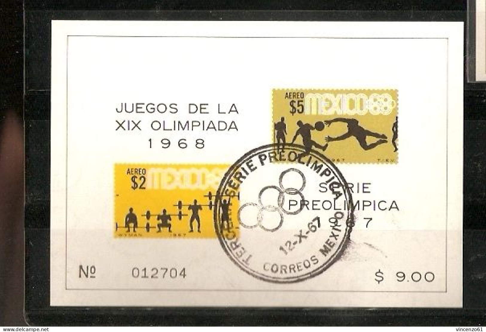 MEXICO 1968 OLIMPIC GAMES WITH FDC STAMP - Sommer 1968: Mexico