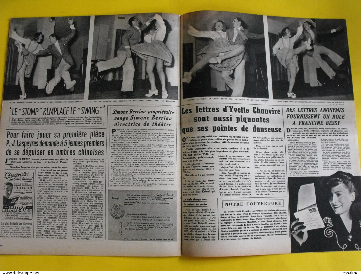 6 revues La semaine de 1943-44. actualités guerre photos collaboration japon thailande siam bamaw boxe raimu