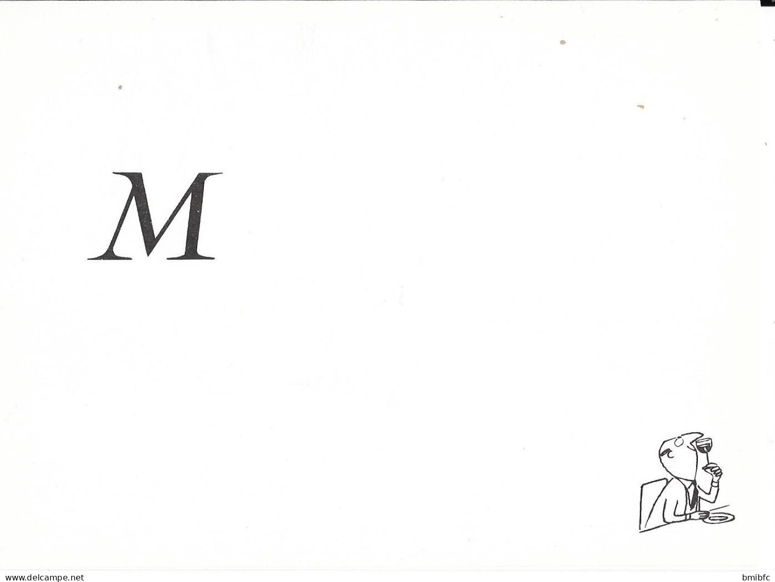 Pochette  publicitaire MEGABYL  des Laboratoires LE BRUN complète de ses 12 Menus illustrés par Sempé