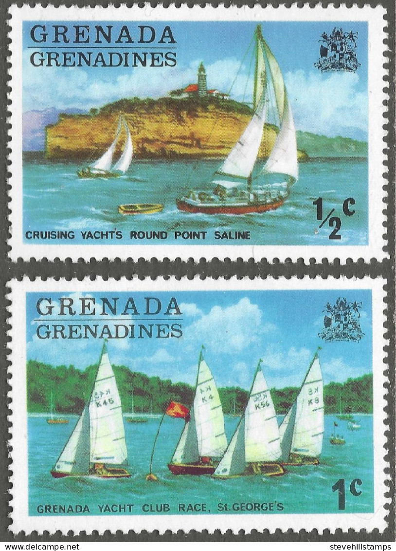 Grenadines Of Grenada. 1975 Definitives. ½c, 1c MH. SG 111,112. M4021 - Grenada (1974-...)